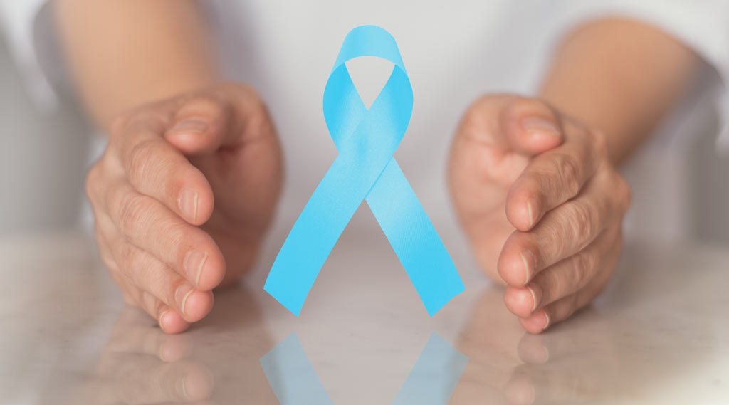 Das blaue Band steht für die Kampagne zur Sensibilisierung für Prostatakrebs und Männergesundheit