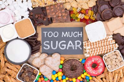 Zu viel Zucker fördert die Bildung von Entzündungsherden im Körper